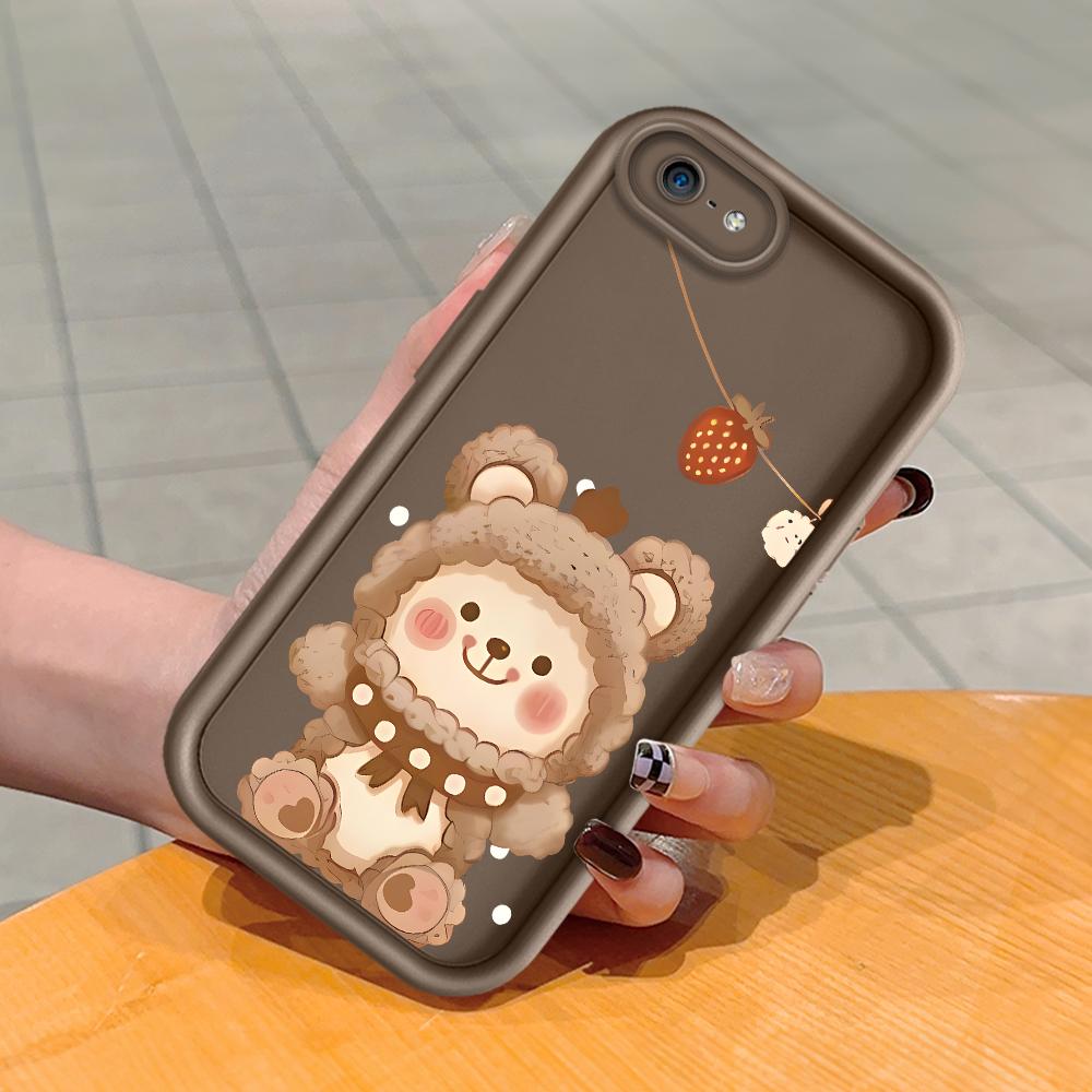 

Мягкий силиконовый квадратный чехол с рисунком лестницы для телефона, полное покрытие камеры, противоударный защитный резиновый чехол для iPhone Infinix Tecno OnePlus iPhone 16 Plus коричневый