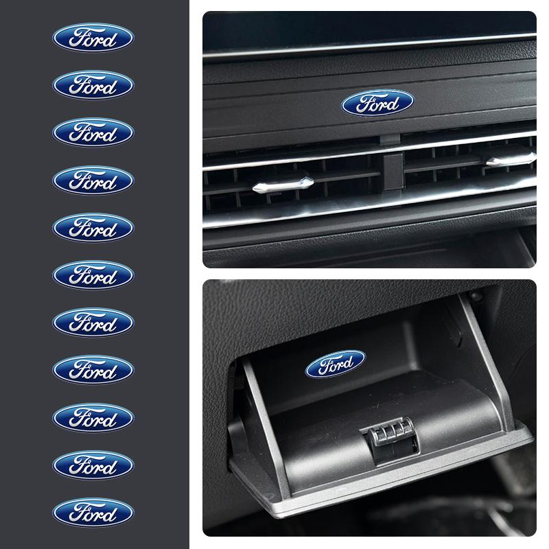 Car Logo Stickers Door Side Window Body Universal Decal For Ford F150 Focus Ranger Fiesta Transit Mustang Mondeo MK2 MK3 Fusion xzc9