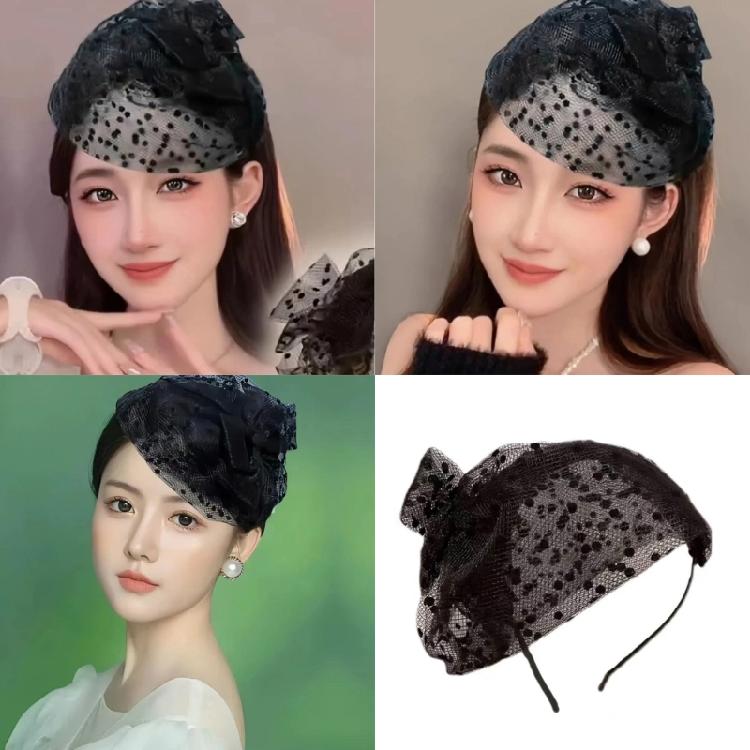 Sophisticated Bowknot Headbands Women's Bows Fascinators Hat Headwear Elegant Hair Accessory For Wedding And Party
