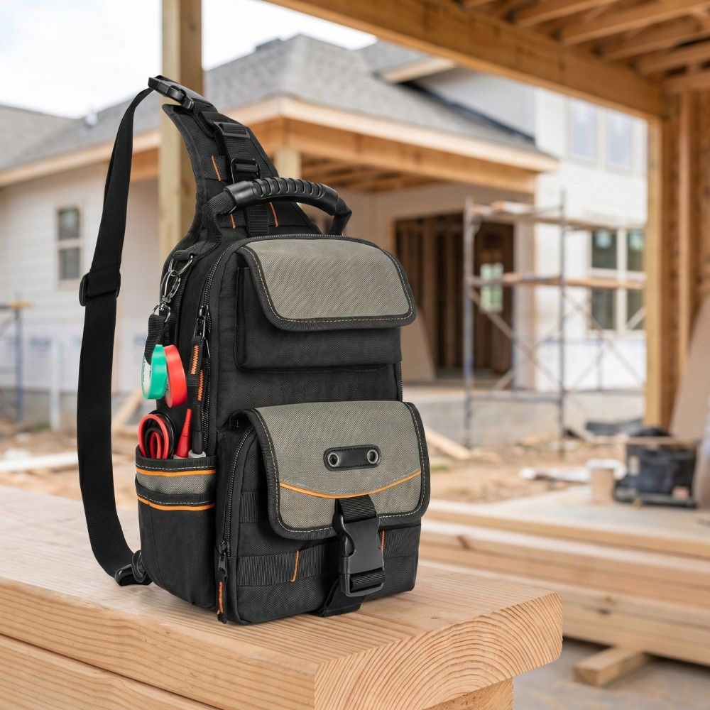Langlebige Elektriker Werkzeugtasche Ergonomischer Griff Werkzeugbeutel Werkzeugorganizer Werkzeugtasche Tasche Techniker