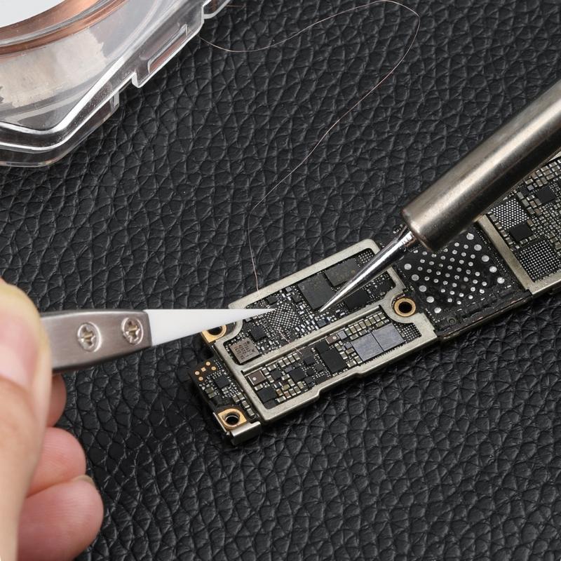 Precision Ceramic Tweezer High Temperature Resistant Anti-Magnetic Point Precision Ceramic Tweezer for Laboratory Work,