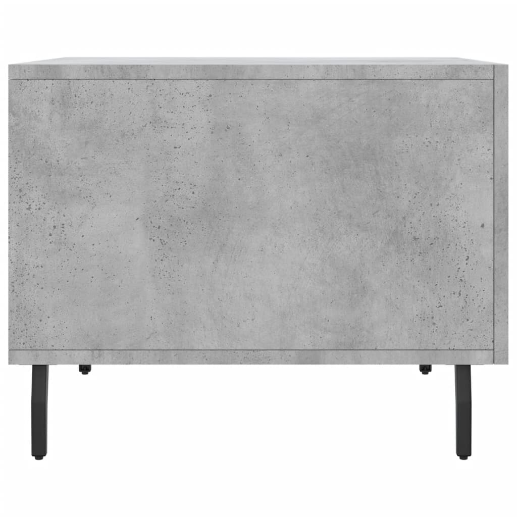  Coffee Tables, 2 Pcs, Concrete Grey, 50x50x40 Cm