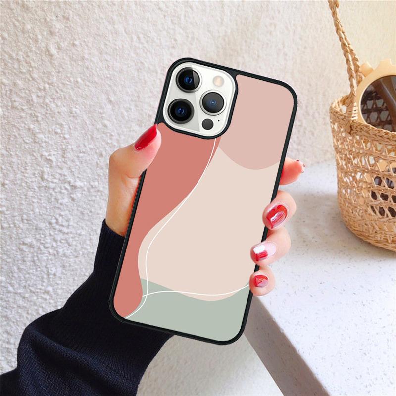 pastel aesthetic soft Phone Case Cover For iPhone 17 Air 16 15 14 12 13 Pro Max Plus coque Shell Fundas