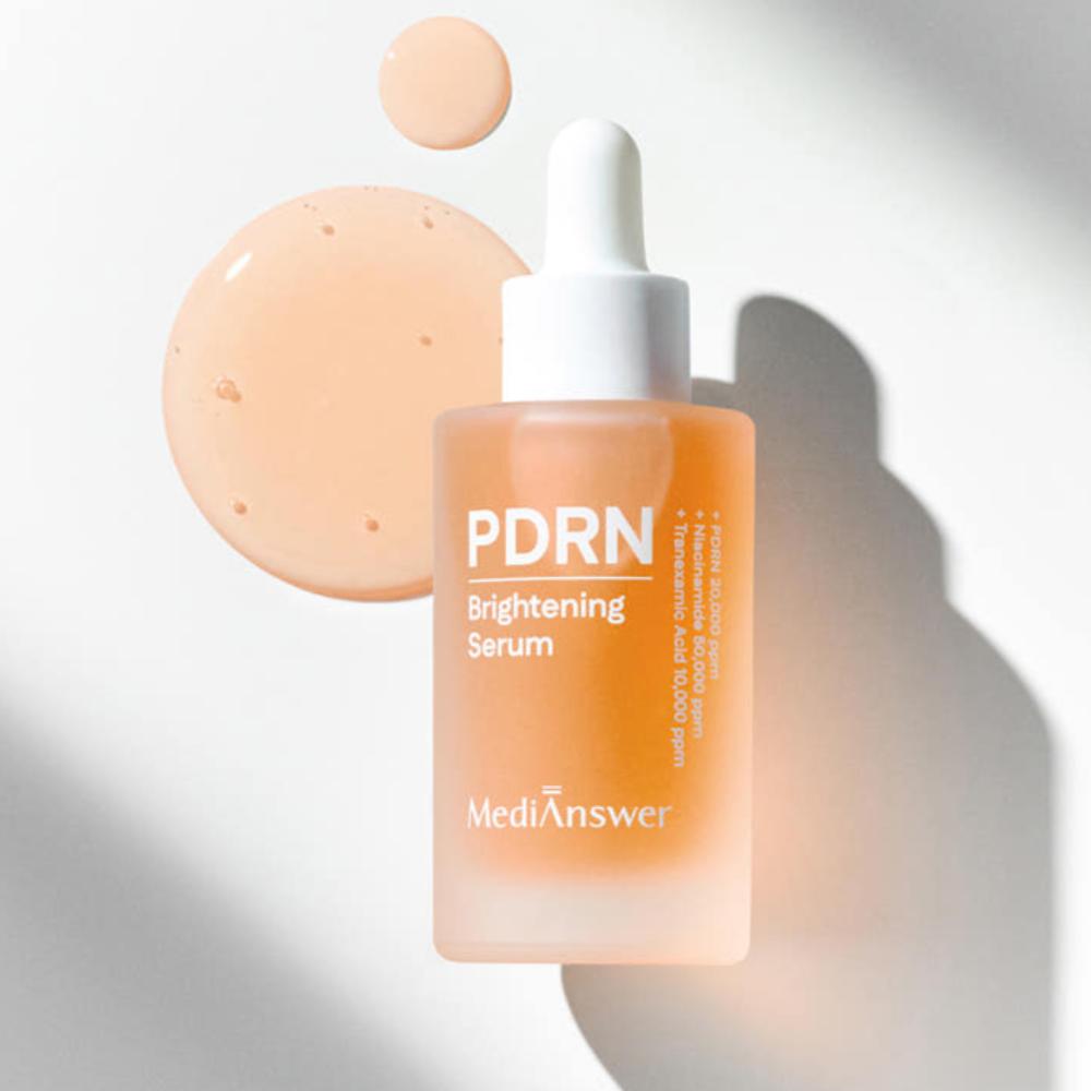 Medianswer PDRN Brightening Serum 30ml Dark Spot and Blemish Care Skin Radiance Boosting Ampoule