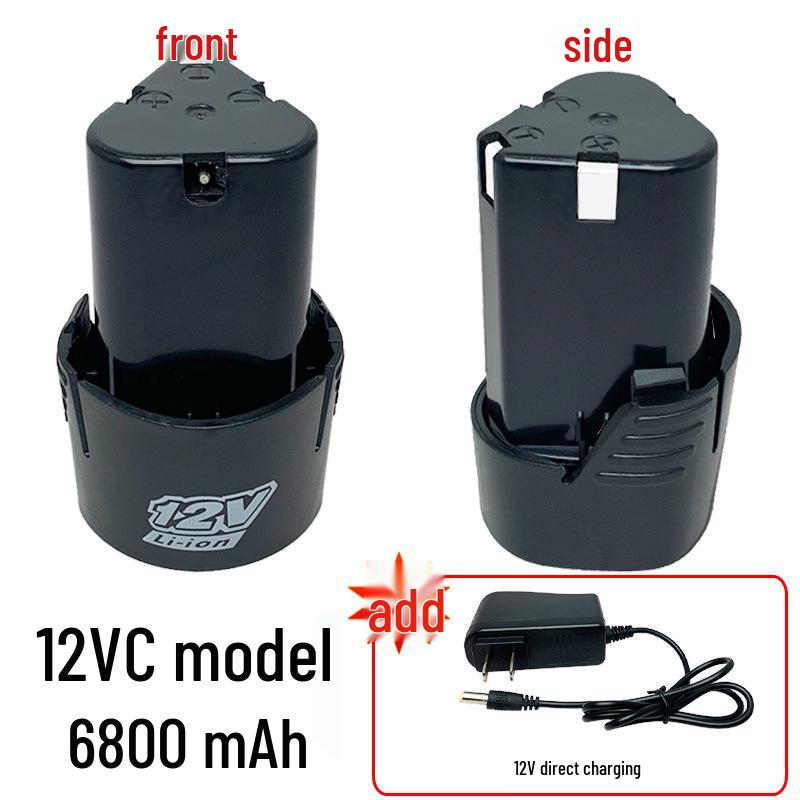 12V Cordless Electric Drill & Screwdriver with 16.8V Rechargeable Lithium Battery