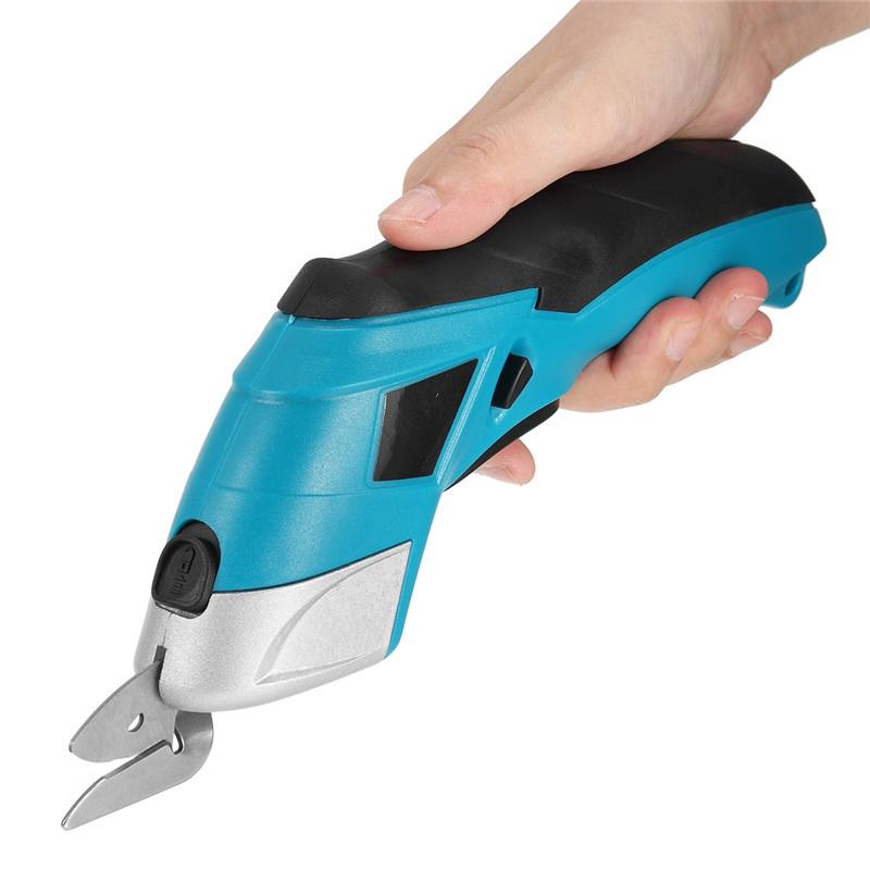4V Portable Electric Scissor Auto Cutter Cordless Tailors Scissors Rechargeable 1PC For Cutting Garment Fabric