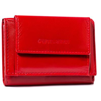 Small Leather Women's Wallet with Snap Closure - Peterson