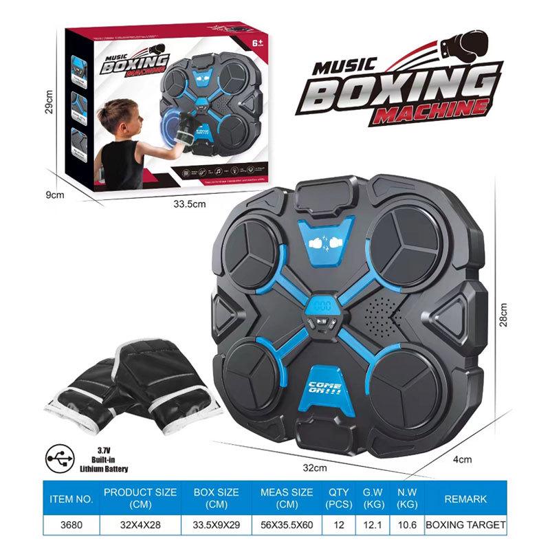 Bluetooth Smart Music Boxing Target for Kids: Home Reaction Training & Fitness Wall Target