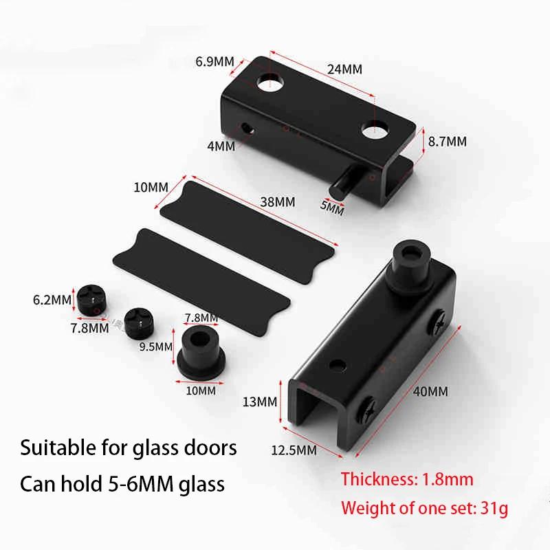 1Pcs Stainless Steel Lock Heavy-Duty Cabinet Door Rebound Magnetic Lock TV Frame Cabinet Wardrobe Furniture Magnetic Lock