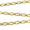New Stainless Steel Gold Color Choker Necklace for Women Men 16 inch Hexagon Design Link Necklace Statement Necklace 7mm Wide