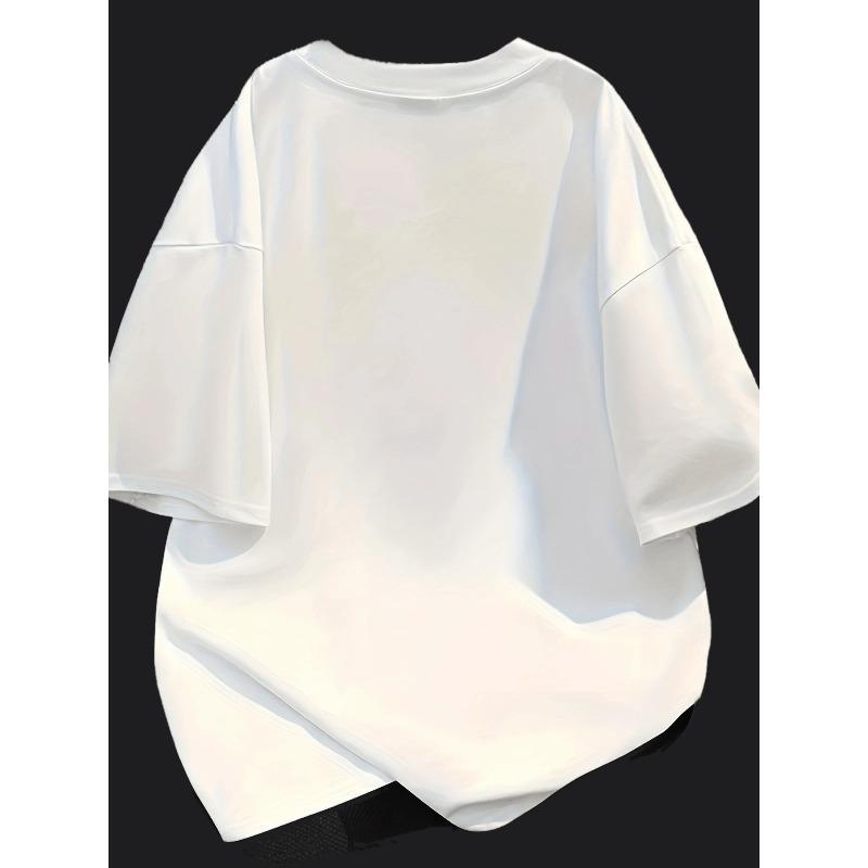 European Size Women's Y2K Anime Kawaii T-Shirt / Cute with Pigtails & Backpack Print / Oversized Short Sleeve Round Neck Tee