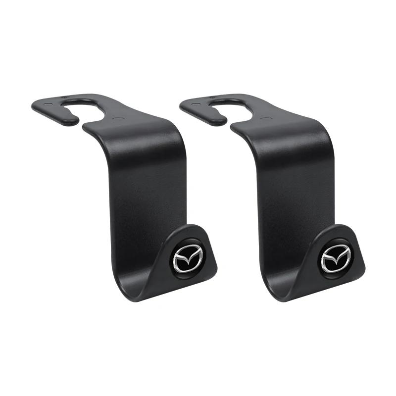 

2025 Hot 2Pcs Car Seat Headrest Hook Hanger Storage Tools Accessories For Mazda 2 3 6 5 Atenza CX3 CX5 MX5 CX7 Axela CX30 CX90 C