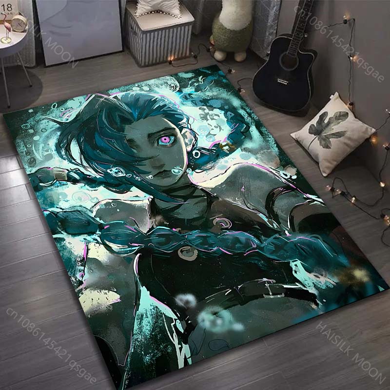 15 Größen A-Arcane Print Gamer Teppich für Wohnzimmer Schlafzimmer Sofa Fußmatte Dekor Sofatisch Bereichsteppich Rutschfeste Bodenmatte für Geschenke