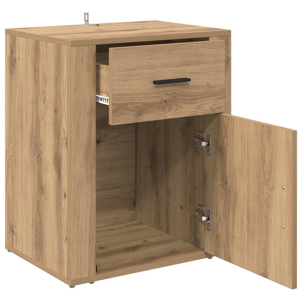 Nightstand Artisan Oak 35 X 50 X 60 Cm Particleboard