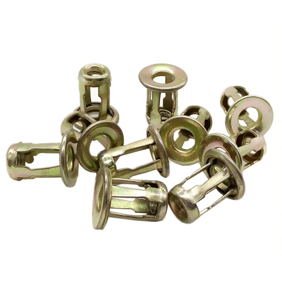 Car Metal Screw Base Clamp Auto Trunk nut Front / Back License Plate Install Fastener Clips for VW Volkswagen Santana universal 50pc