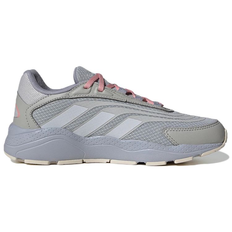 Adidas Neo Crazychaos 2.0 Fabric Mesh Retro Versatile Durable Low-Top Lifestyle Casual Shoes Women Sneaker Gray Pink HP5396
