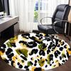 1PC Leopard Print Chair Carpet for Office Non-Slip, Lightweight, Machine Washable Rug for Office, Sleeping, Room - Holiday Decoryy251009082