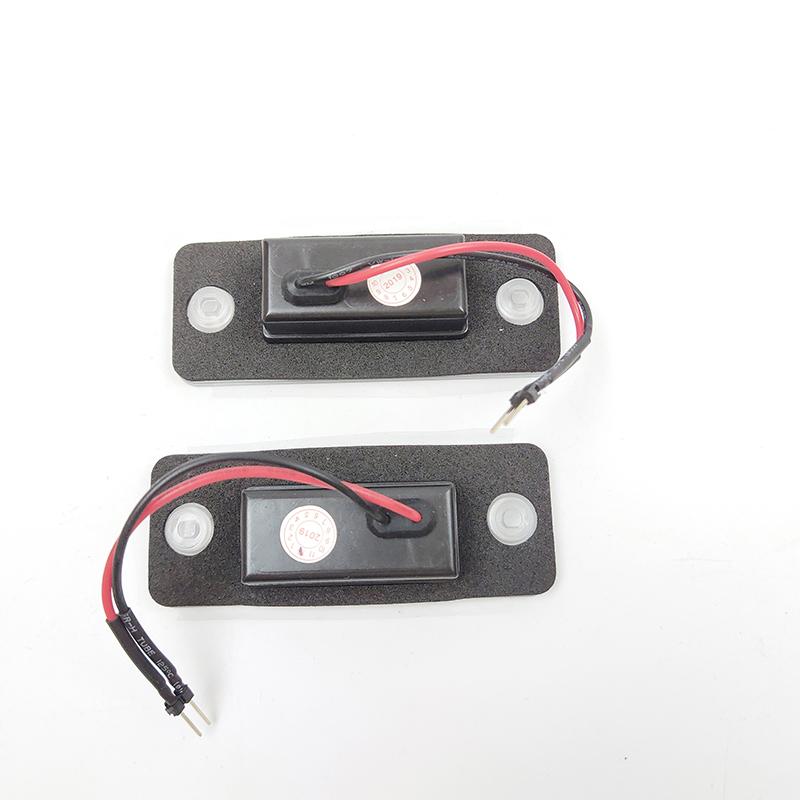 12V 6000K Xenon White Auto LED License Number Plate Light Lamp With Canbus For A8 3D 2002-2010