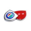 YYCE3 1pc 3D Metal Shield Emblem Car Window Trunk Decor Sticker For Alfa Romeo Logo 159 Giulietta Mito 147 F1 Stelvio Volante Styling