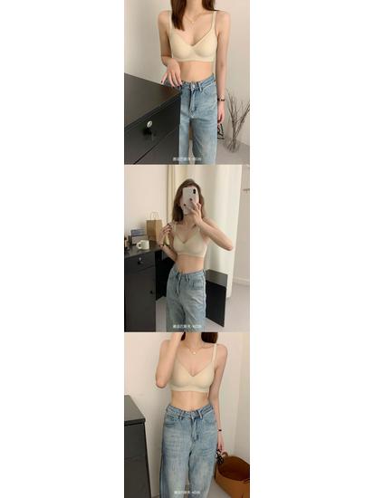 

Женский бюстгальтер с мягкой поддержкой для увеличения груди, без косточек, против провисания, с боковой поддержкой L (34/75 ABC)