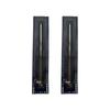 1/2pcs 27cm Long Leather Zipper Useful For Crochet Bag Hardware Soild Zipper Sewing Accessory Useful Handbag PU Leather Zipper