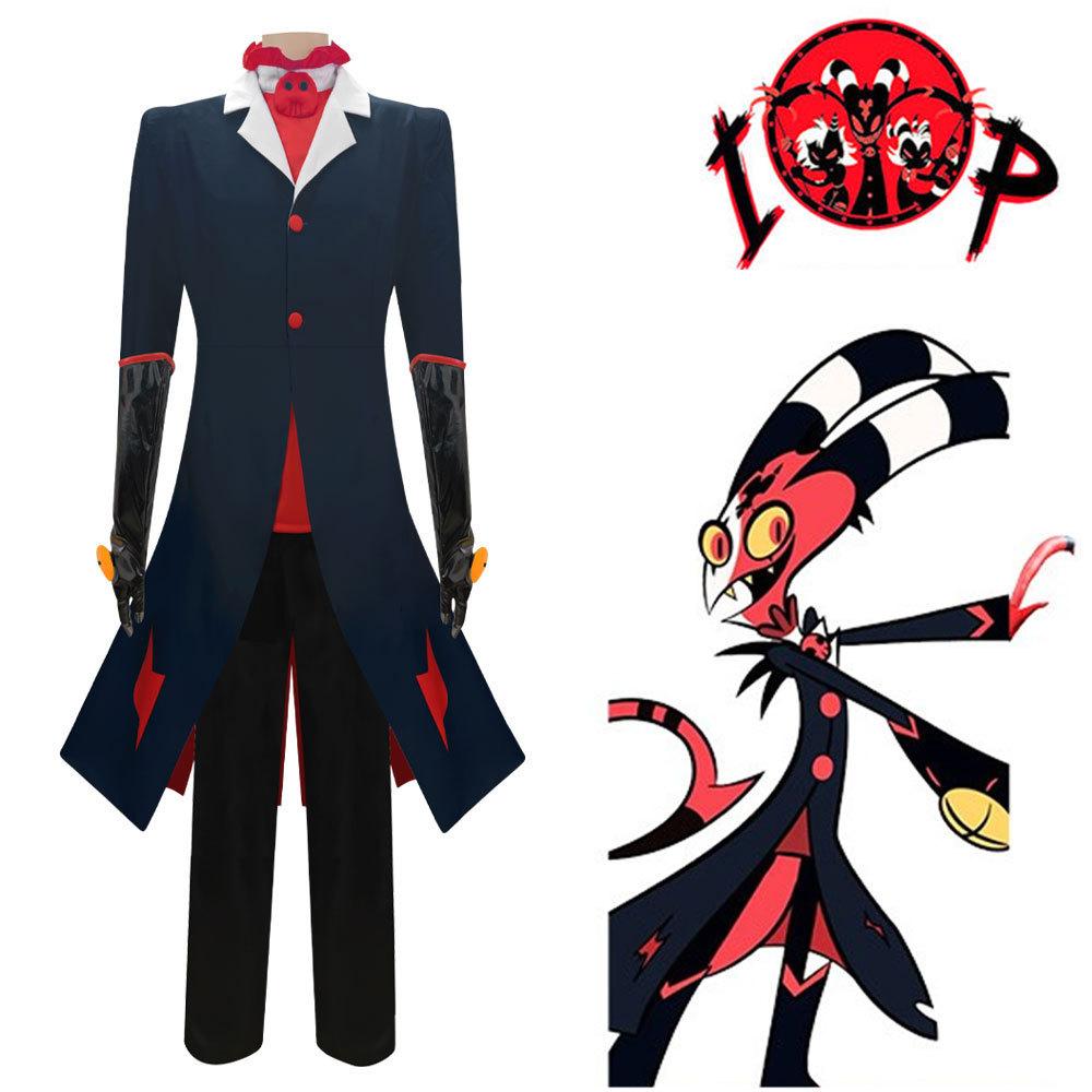 Hazbin Hotel Full Series Cosplay Costume, Lucifer, Charlie Morningstar & Niffty Outfit