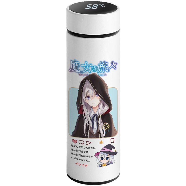 Elaina Smart Thermos Cup Witch Trip Fran Surrounding Water Cup Two-dimensional Anime Personality Display Temperature