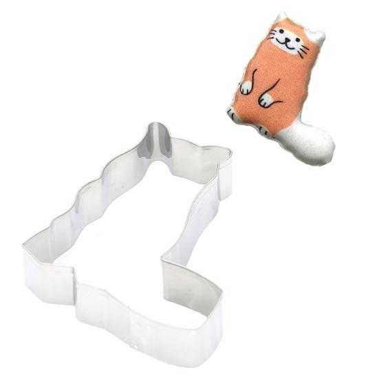 Stainless Steel Cookie Cutter Cats Shape Biscuit Cake Mold Fondant Baking Tool