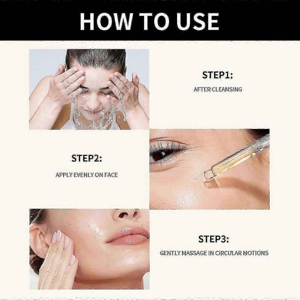 3X Anti-Aging Face Serum, Liquid Solution Firms Skin, Smooths Wrinkles & Fine Lines