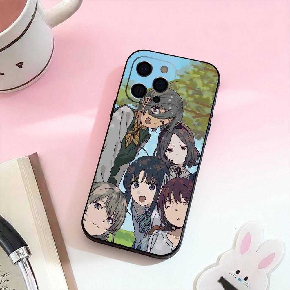 

Anime G-Girl BandS C-Cry Phone Case For iPhone 17,16,15,14,13,12,11 Plus,Pro Max,Soft Silicone Black Cover iPhone17