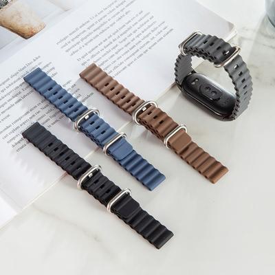 Soft Strap Accessories Replacement Replacement Strap New Ocean Silicone Belt for Xiaomi Mi Band 8