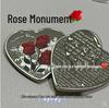 Heart-Shaped Rose Commemorative Coin: 'I Love You' in 52 Languages - 2022 Gift for Birthdays and Confessions