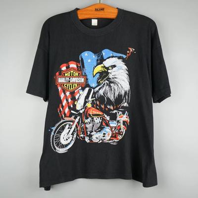 T-shirt Harley-Davidson Born to be Wild vintage anni '90 punto singolo