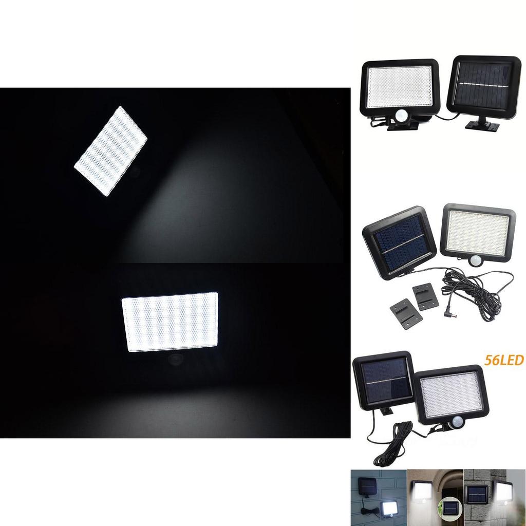 Elegant And Durable 56 Led Solar Security Flood Light For Gardens And Garages