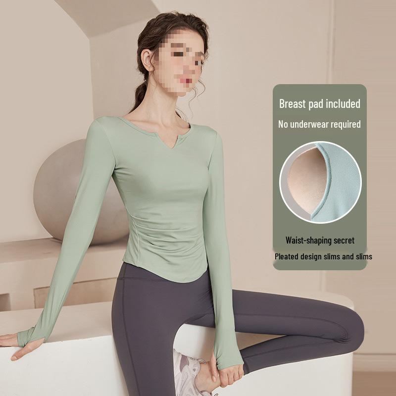 Women's Autumn Winter Yoga and Running Long Sleeve Fitness Set