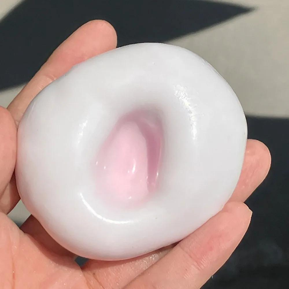 New Shapeable Squeeze Toy Simulation Good Feel Snow Skin Glutinous Rice Cake Decompression Toy for Adult Kids