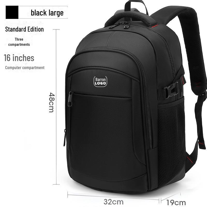 Spine-Protecting, Shock-Resistant Waterproof Backpack for Students