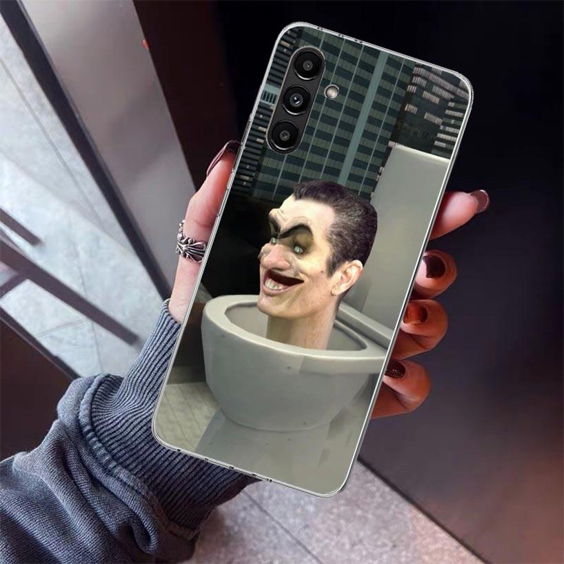 

S-Skibidi Toilet Mobile Cell Phone Case For Samsung Galaxy A17 A57 A37 A16 A26 A36 A56 A15 A25 A35 A55 A14 A13 A54 A53 A34 A24 A Samsung A15