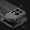 For Xiaomi Redmi K70E 5G/Poco X6 Pro 5G Case Anti-drop TPU Litchi Texture Cell Phone Cover