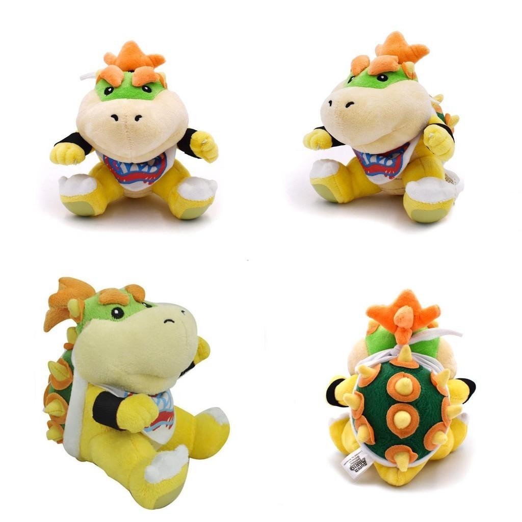 Adorable Baby Bowser Jr 7" Plush Super Mario Bros Little Buddy Stuffed Doll Koopa