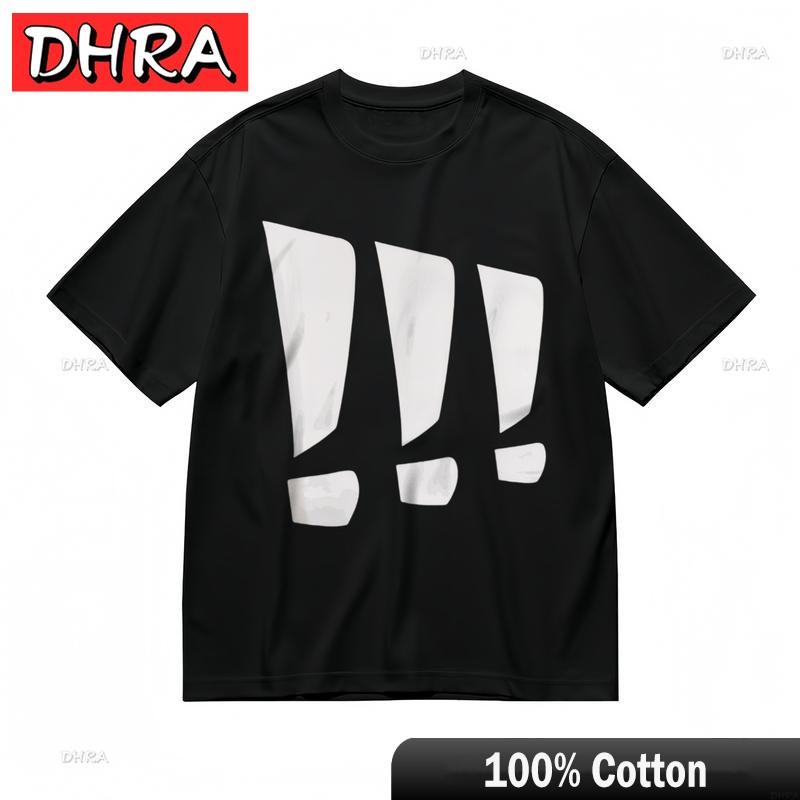 Womens Breathable Classic TShirt Triple Exclamation Mark Printed Tee Retro Graphic TShirts Unique Classic Stylish Tees Tops S