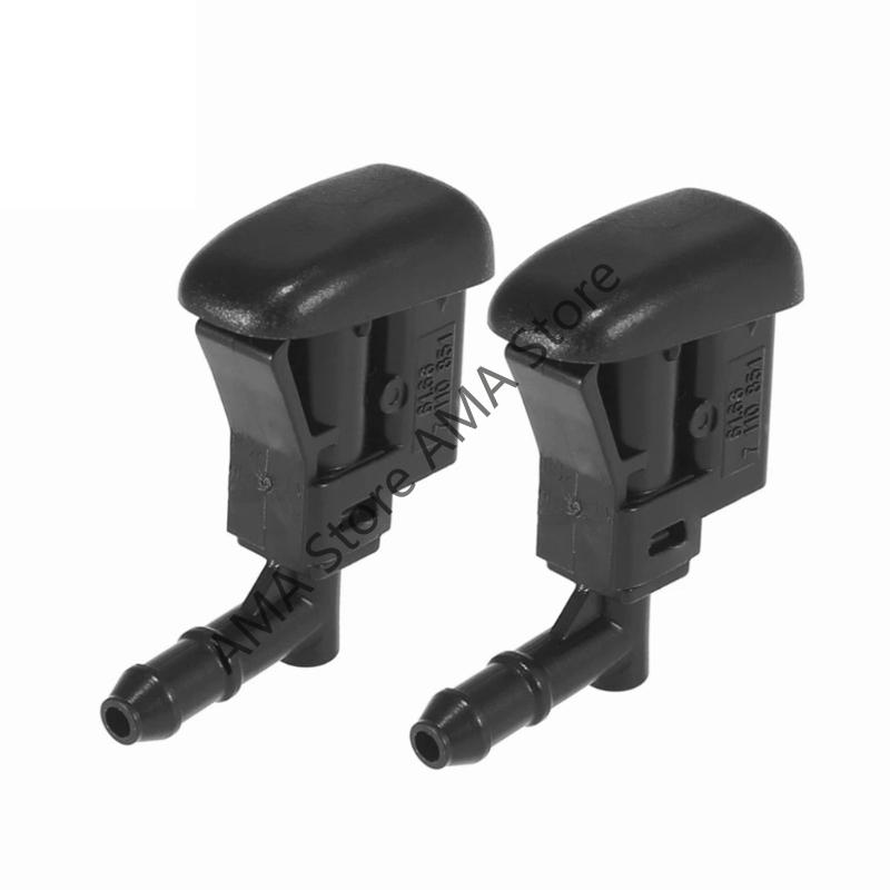 X7JF Upgraded Windshield Fluid Dispenser Accuracy Molded Sprays Nozzle for E46 320i