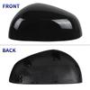 Left/Right Wing Mirror Cover Cap Casing For Smart Fortwo 2015 2016 2017 2018      2024 Gloss Black Replace