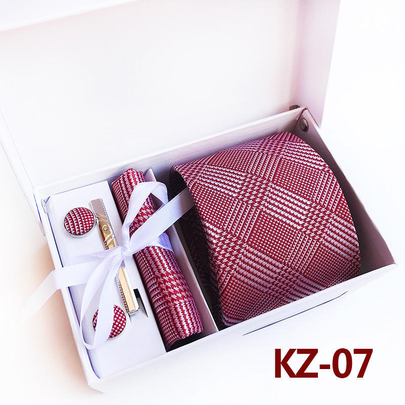 Caja de Regalo de 6 Piezas Corbata Atmósfera Moderna Regalo Corbata Pajarita Clip