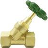 Brass Check Valve, Oblique Poppet, 1/2 Inch