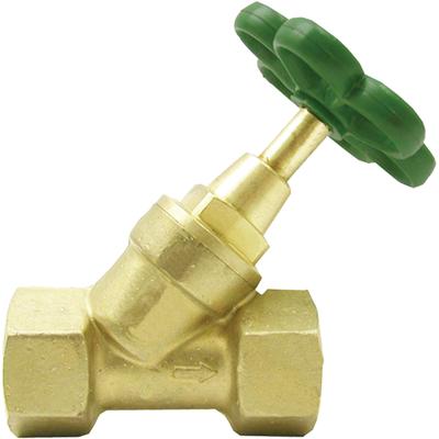 Brass Check Valve, Oblique Poppet, 1/2 Inch