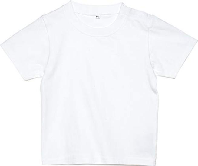 Short Sleeve CBT Heavyweight Baby White Japan 90cm To Japanese Size [Print Star] 5.6oz T-Shirt (equivalent 90)