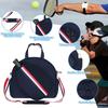 Crossbody Waterproof Ping Pong and Pickleball Paddle Bag for Men and Women
