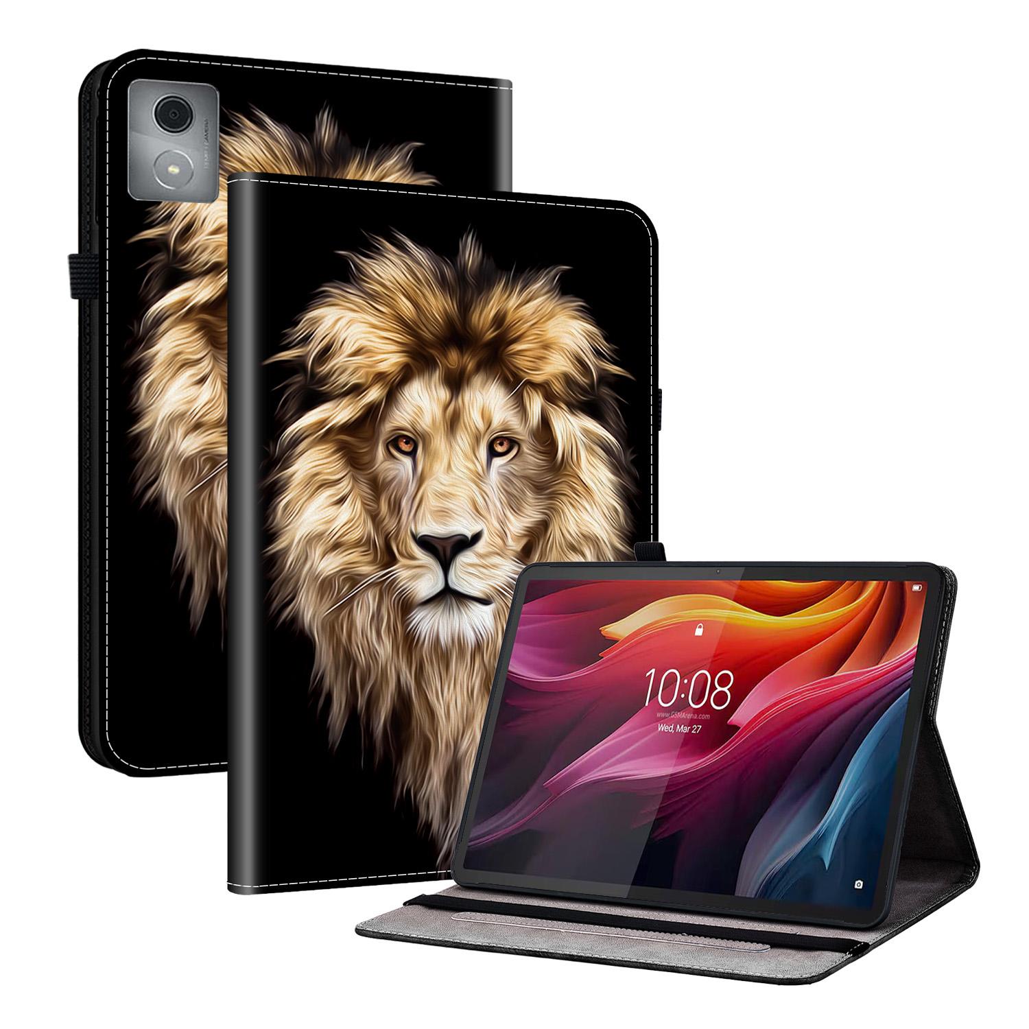 

Adjustable Stand Case for Lenovo Tab K11 Plus 2024 11.45 inch Model TB-352FU TB-352XU TPU Back Cover Luxury Painted Card Slots K11 Plus TB352FU XU