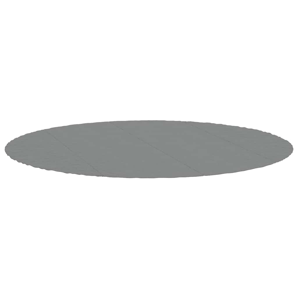 Vidaxl Pool Cover, Light Grey, Ø458 Cm, Polyester Geotextile